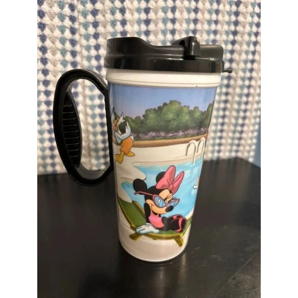 Disney Parks Rapid Fill Refillable Tumbler Lid Travel Mickey Minnie